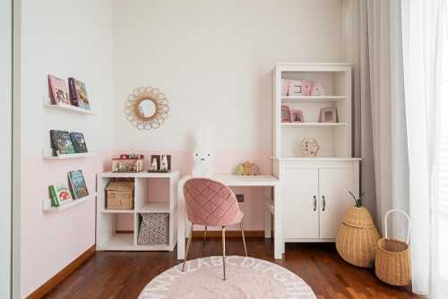Contemporary Home Office at Tampines Trilliant