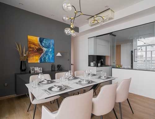 Contemporary Dining Room at Tampines Trilliant
