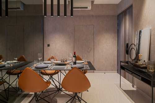Contemporary Dining Room at Stars Of Kovan