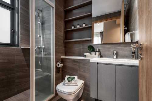 Contemporary Bathroom at Hundred Palms