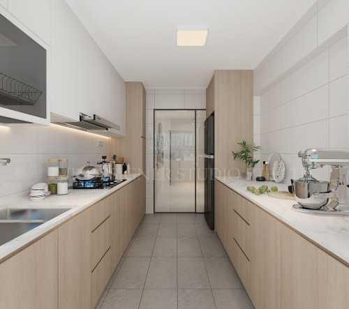 Contemporary Kitchen at 629 tampines