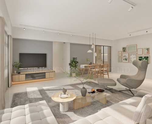 Contemporary Living Room at 629 tampines