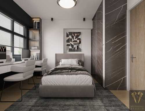 Contemporary Bedroom at 664b punggol east