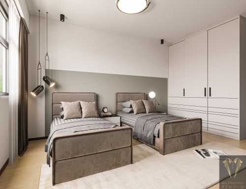 Contemporary Bedroom at 664b punggol east