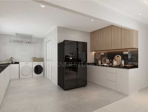 Contemporary Kitchen at pasir ris 245