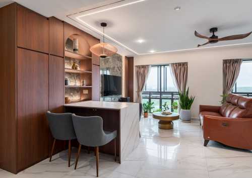 Contemporary Living Room at dawson road 86
