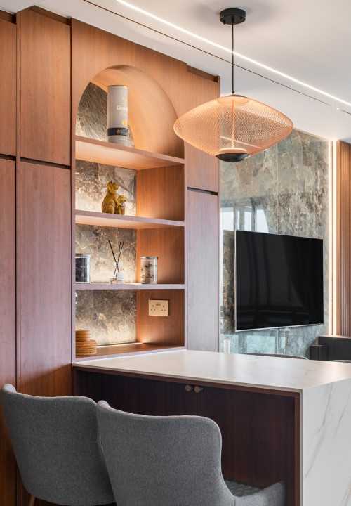 Contemporary Dining Room at dawson road 86