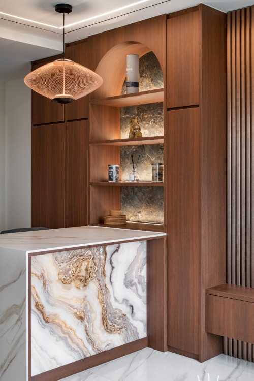 Contemporary Dining Room at dawson road 86
