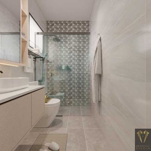 Contemporary Bathroom at 287D toh guan