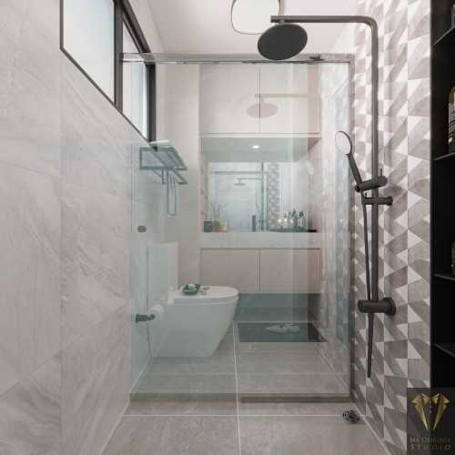 Contemporary Bathroom at 287D toh guan