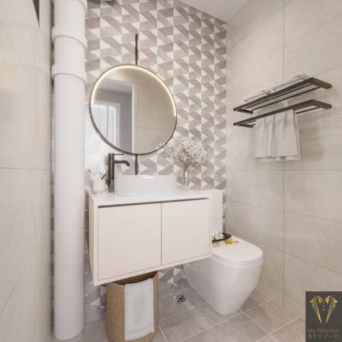 Contemporary Bathroom at 287D toh guan