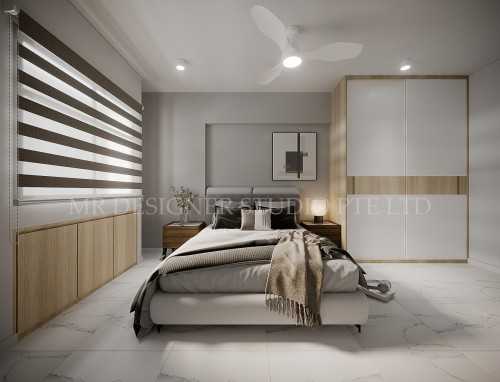 Scandinavian Bedroom at punggol 128B