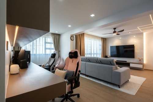 Contemporary Home Office at Bukit Panjang | Segar Palmview