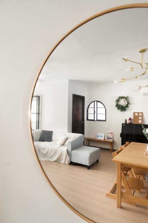 Scandinavian Living Room at Bedok Reservoir View