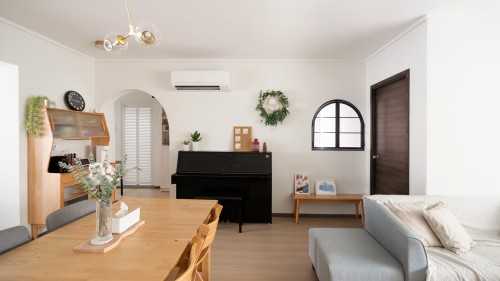 Scandinavian Living Room at Bedok Reservoir View