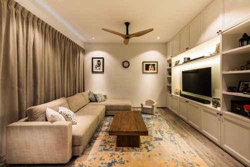 Transitional Living Room at Martin Place
