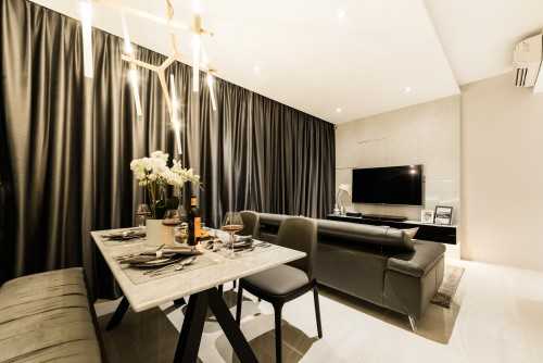 Modern Living Room at The Vales II