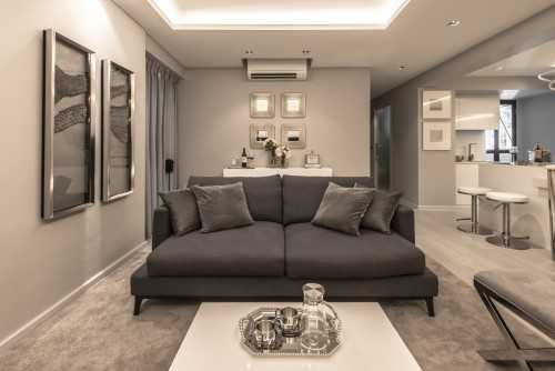 Contemporary Living Room at Sky Terrace @ Dawson