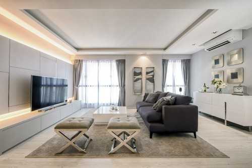 Contemporary Living Room at Sky Terrace @ Dawson