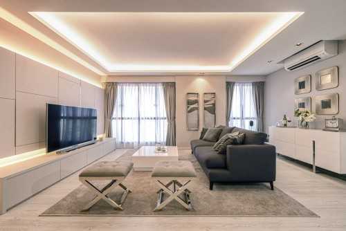 Contemporary Living Room at Sky Terrace @ Dawson