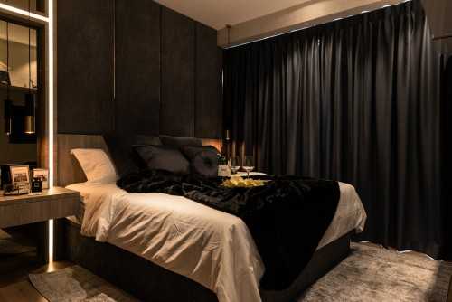 Transitional Bedroom at The Vales