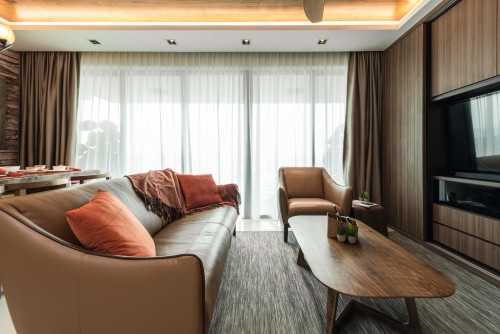 Modern Living Room at The Topiary