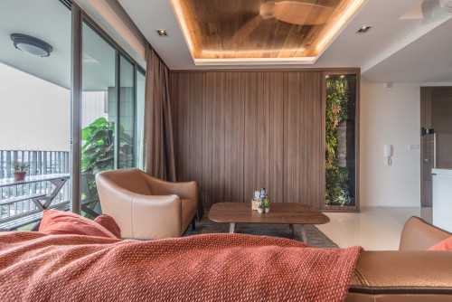 Modern Living Room at The Topiary