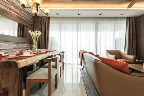 Modern Living Room at The Topiary