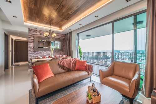 Modern Living Room at The Topiary