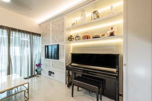 Asian Living Room at Trivista