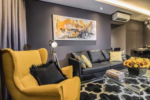 Contemporary Living Room at Waterway Brooks