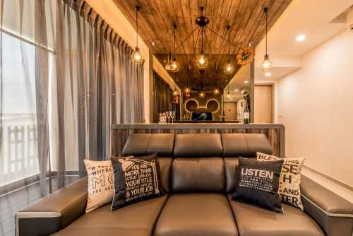 Modern Living Room at Disney Home