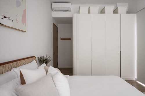 Scandinavian Bedroom at Modern Farmhouse