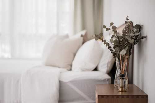 Scandinavian Bedroom at Modern Farmhouse
