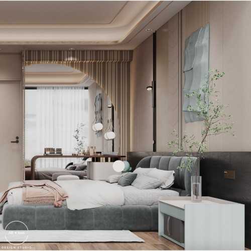 Contemporary Bedroom at Modern Contemporary