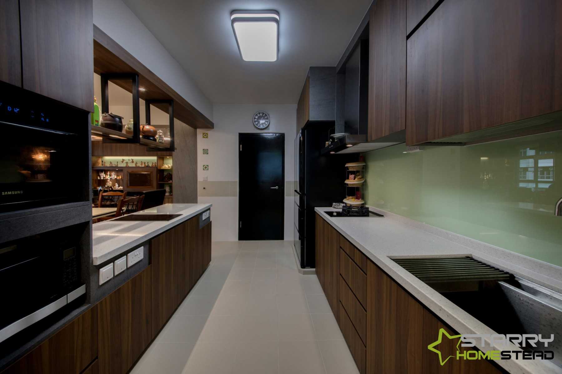 Asian Kitchen with Kitchen Backsplash and Kitchen Accessories