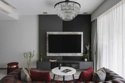 Modern Living Room at The Topiary