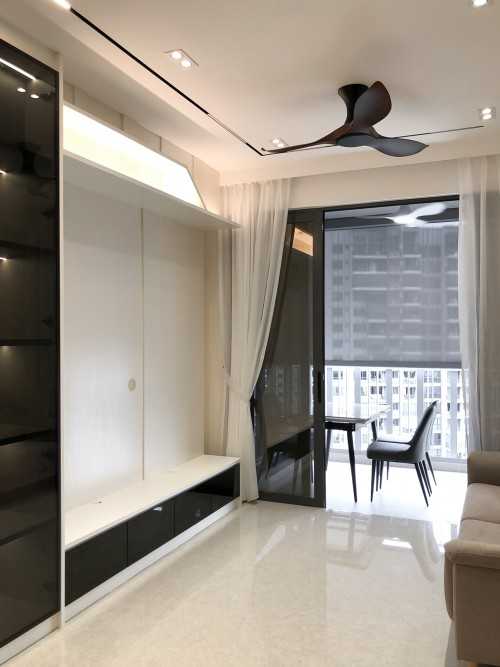 Modern Living Room at Parc Botannia @ Fernvale
