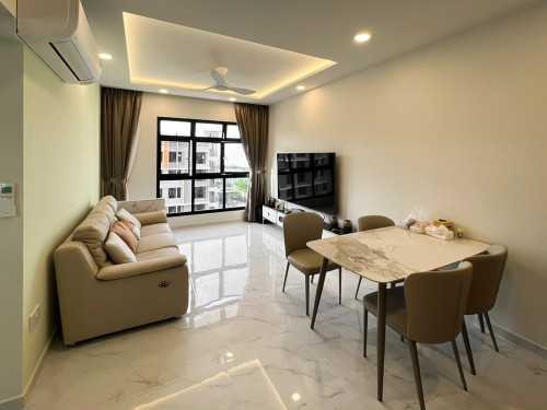 Modern Living Room at Woodleigh Glen