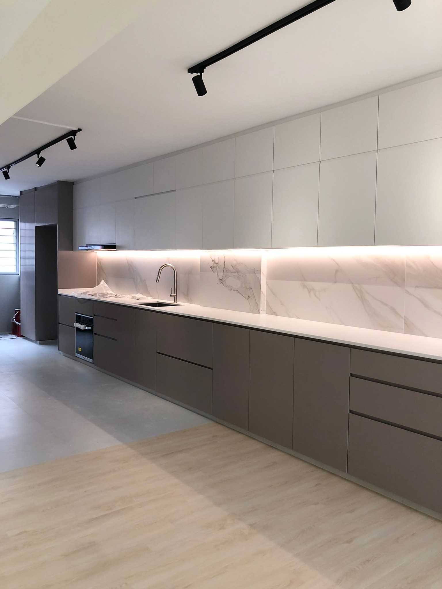 Scandinavian Kitchen with Kitchen Window and Kitchen Accessories
