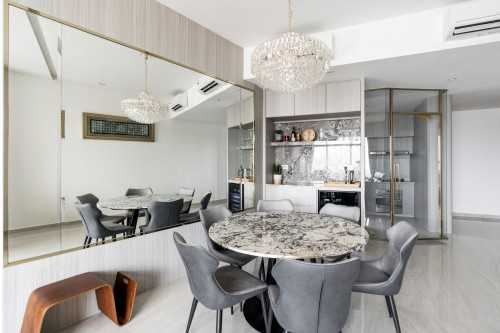 Modern Living Room at D'Leedon