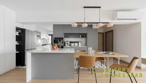 Modern Dining Room at 420D Northshore Drive
