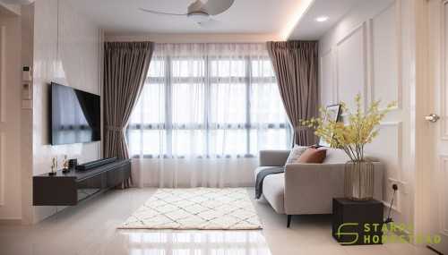 Modern Living Room at 415C Northshore Drive