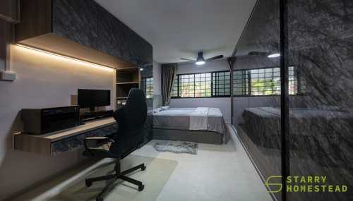 Modern Bedroom at 460 Ang Mo Kio Ave 10