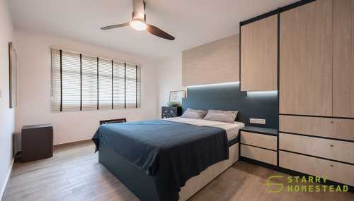 Modern Bedroom at 415D Northshore Drive