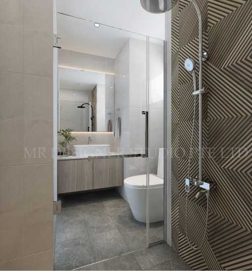 Scandinavian Bathroom at Aspen heights