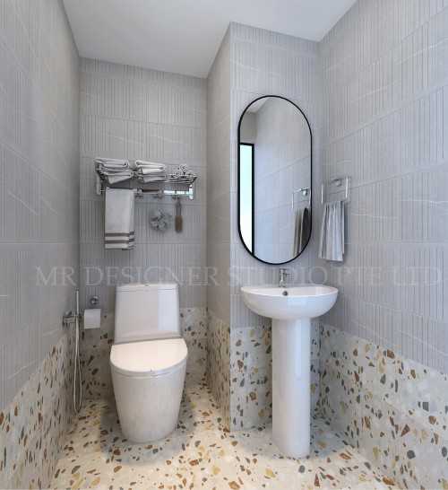 Scandinavian Bathroom at Aspen heights