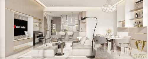 Contemporary Living Room at Monterry park