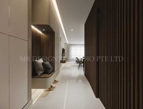 Modern Entryway at Bidadari park drive