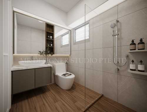 Modern Bathroom at Bidadari park drive